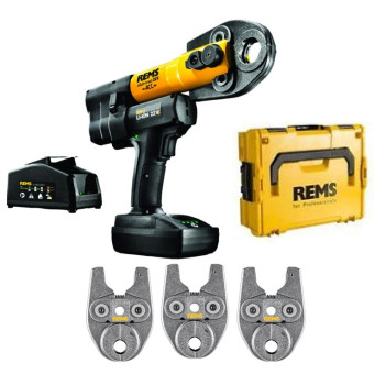REMS Mini-Press 22V ACC Li-Ion akumulátorový radiálny lis + 3 lisovacie kliešte MINI do 35 mm ZADARMO