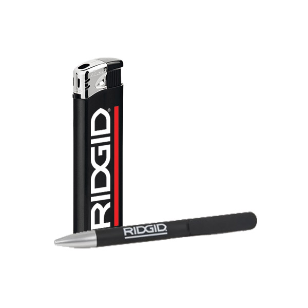 RIDGID kugelschreiber+feuerzeug