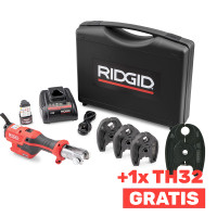 RIDGID MICRO Pressmaschine RP-115 (AKU 12V) + 3x Pressbacken 