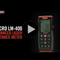 RIDGID micro LM 400 –  Fortschrittlicher Laser-Entfernungsmesser